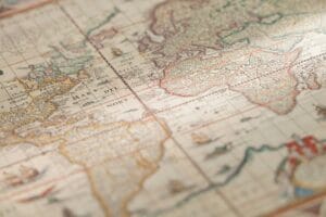 Antique map of the world