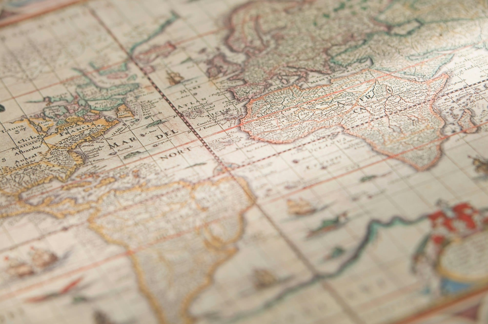 Antique map of the world